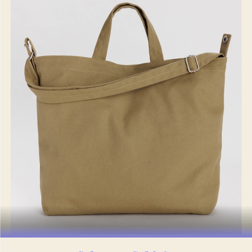 Baggu horizontal duck bag in dark khaki